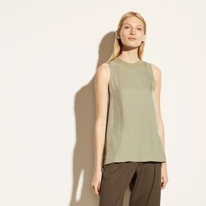 BNWT Vince Rib Trim Cami in Pale Jade XXS